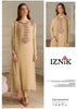 IZNIK Luxury Embroidered Crinkle Chiffon 3-Piece Suit | Premium Adda Work Collection