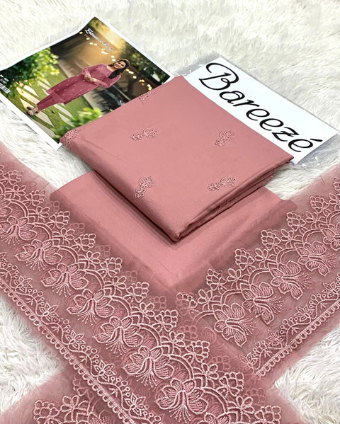 Bareeze Vol Original Base 2pc | Premium Dhanak Embroidered Winter Suit
