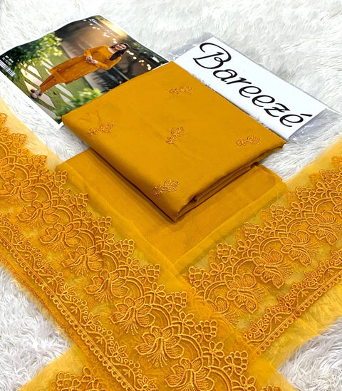 Bareeze Vol Original Base 2pc | Premium Dhanak Embroidered Winter Suit