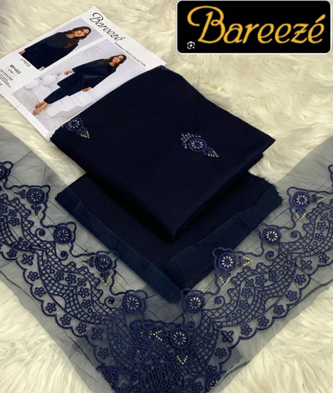 Bareeze Vol Original Base 2pc | Premium Dhanak Embroidered Winter Suit