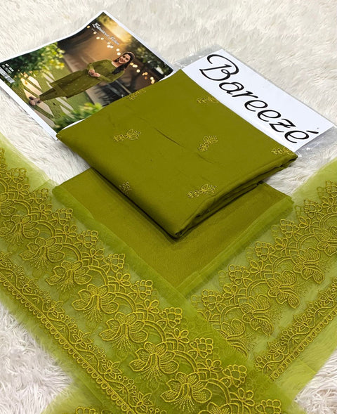 Bareeze Vol Original Base 2pc | Premium Dhanak Embroidered Winter Suit