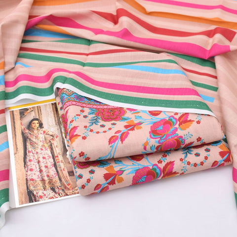 Charizma Digital Printed Khaddar 3-Piece Unstitched Suit | Luxury Winter Collection 2025